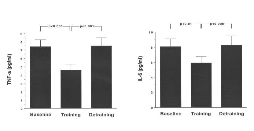 Anti-inflammatory Role of Physical Training in Chronic Heart