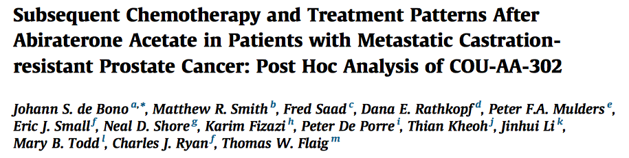 Patients with mcrpc who progress with AA treatment may still