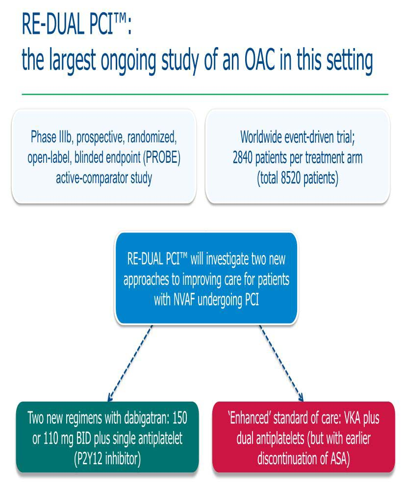 Dabigatran 110mg or 150mg plus clopidogrel or