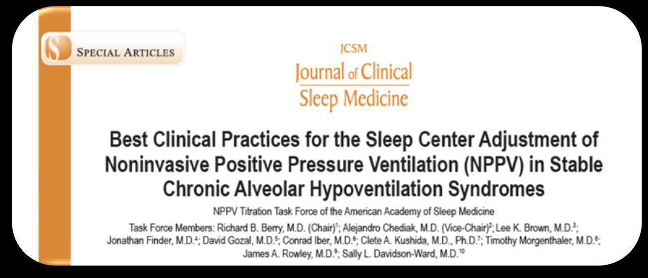 Recommendations for Use and Adjustment of the Backup Rate/ Respiratory Rate: 1. A backup rate (i.e., ST mode) should be used in all patients with central hypoventilation, those with a significant