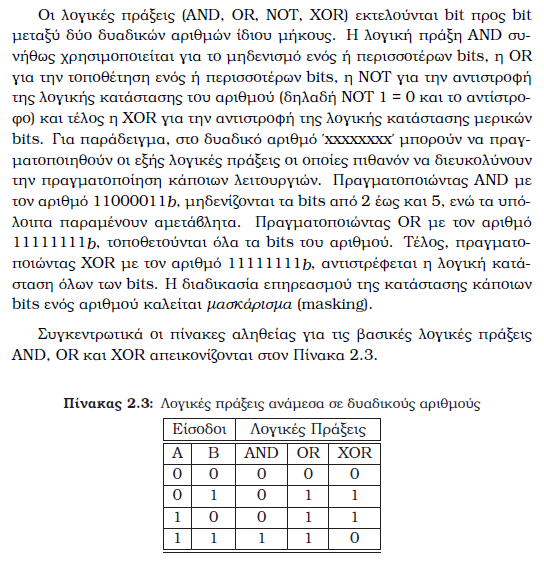 5. Λογικές πράξεις