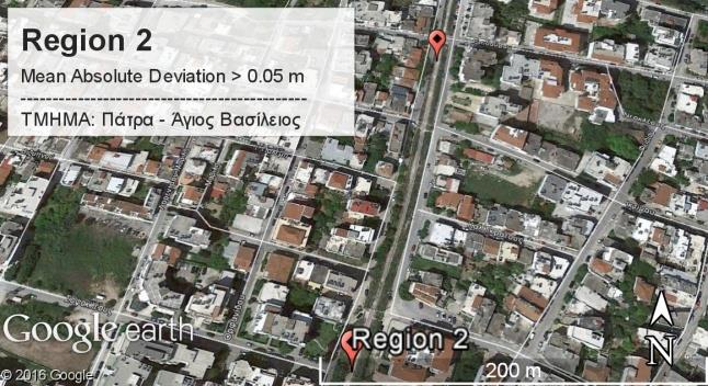 Οι περιοχές αυτές εξετάζονται και τοποθετούνται σε χάρτη, με χρήση του λογισμικού Google Earth Pro, στις Εικ. 5.16, 5.17 και 5.18, αντίστοιχα. Εικόνα 5.