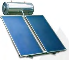 Κεφάλαιο 1: Ενέργεια & Ανανεώσιμες Πηγές Ενέργειας (ΑΠΕ) 15 Σχήμα 1.4 : Ηλιακός θερμοσίφωνας.