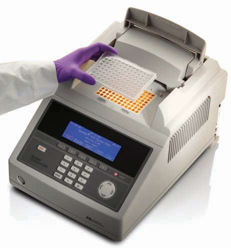 Εικόνα 15. Θερµικός κυκλοποιητής (µηχάνηµα PCR). Η αντίδραση PCR στην παρούσα µελέτη πραγµατοποιήθηκε µε τον θερµικό κυκλοποιητή Gene Amp PCR System 9700 (Applied Biosystems).