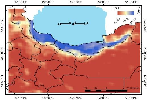 درستنمايي روش رگرسيون و كوكريجينگ شكل 9 نشاندهندة پراكن مقادير آلبدوي سطحي و دماي سطحي موديس به مقادير برآوردشده برا روش رگرسريون و كوكريجينگ است.