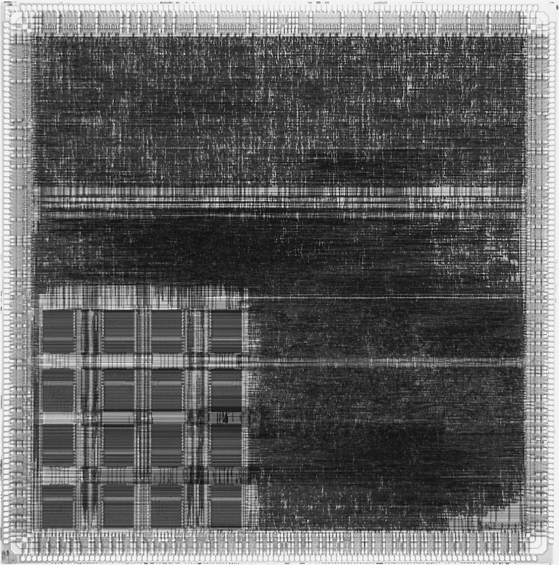 Sea-of-gates Random Logic Memory Subsystem LSI