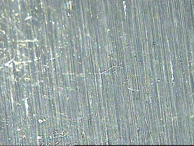 Σχήμα Ι-3.14: Φωτογραφίες επιφάνειας δειγμάτων αλουμινίου από οπτικό μικροσκόπιο (μεγέθυνση x100).