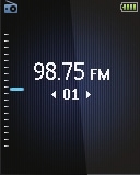 10 Ραδιόφωνο FM Σημείωση Κατά το συντονισμό σε ραδιοφωνικούς σταθμούς, συνδέστε τα παρεχόμενα ακουστικά. Τα ακουστικά λειτουργούν ως κεραία.