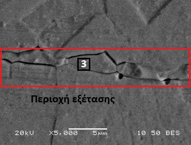 25 παρουσιάζεται το μέταλλο συγκόλλησης όπου ο ωστενίτης εμφανίζεται με την σκούρα απόχρωση ενώ ο φερρίτης με ανοιχτή. Στον πίνακα 1.