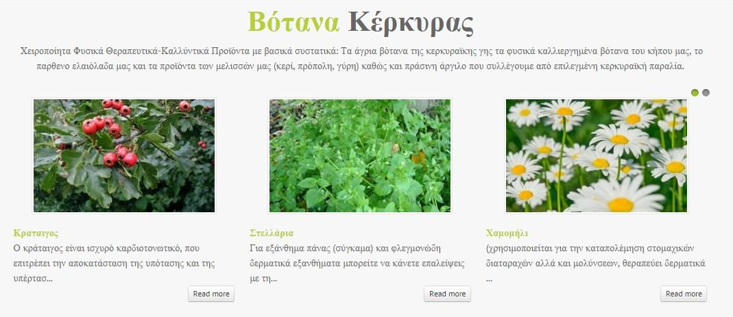Στη συνέχεια ακολουθεί μια παρουσίαση των βοτάνων που μπορεί κάποιος να βρει στη φύση