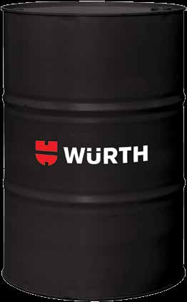 Η γκάμα της Würth περιλαμβάνει πλήρη σειρά για κάθε χρήση, όπως βενζινοκινητήρες, πετρελαιοκινητήρες ελαφράς και βαριάς χρήσης, μοτοσικλέτες, βαλβολίνες, υγρά αυτόματων κιβωτίων, υγρά φρένων,