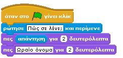 Αν ο χρήστης έγραψε ότι γεννήθηκε στην «Καβάλα», τότε ο χαρακτήρας μας θα έλεγε διαδοχικά: Προσπαθήστε να δημιουργήσετε αντίστοιχους αληθοφανείς διαλόγους που θα εντυπωσιάσουν