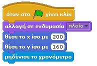 στην περίπτωση που αγγίζει το χρώμα της στεριάς, τότε το πλοίο θα μας ανακοινώσει για 2 δευτερόλεπτα το χρόνο μας και θα τερματίσει το έργο.