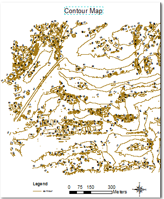 Εικόνα 37: Υψομετρικός χάρτης. Εικόνα 38: Ψηφιακό μοντέλο εδάφους.