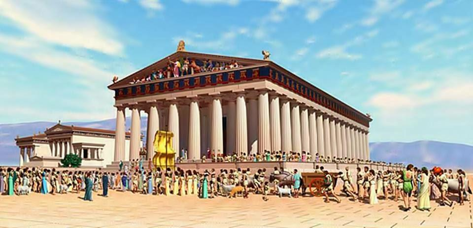 Τα Μεγάλα Παναθήναια ήταν η καλύτερη ευκαιρία για την πόλη της Αθήνας να επιδείξει το μεγαλείο της.