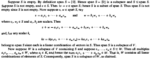 Διανυσματικοί Χώροι Γραμμικές Επεκτάσεις Ο Χώρος Γραμμών ενός πίνακα Εαν το S είναι ένα υποσύνολο του διαν.