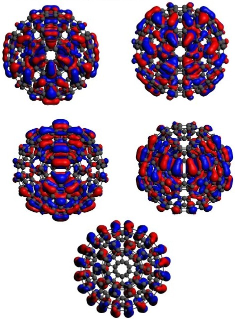 Fig. 11 C 60 @C 240 HOMO level (Symmetry: I