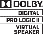 Manufactured under license from Dolby Laboratories. Dolby, Pro Logic, and the double-d symbol are registered trademarks of Dolby Laboratories.