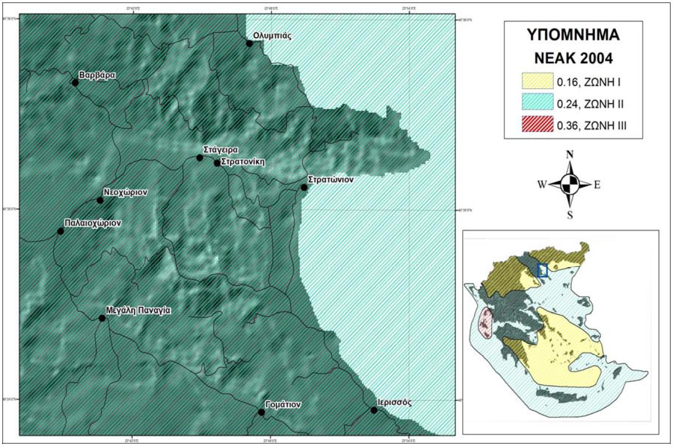 χαρτη, Φύλλο Ροδολίβος, κλίμακα 1:100.000 Ο.Α.Σ.Π. - υπό έκδοση). Σχήμα 4.