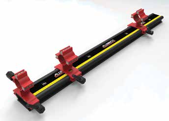 1) Calibrator s Overview 1. Support base with attached ruler measuring up to 1 meter. 2. Profile Holder. 3.