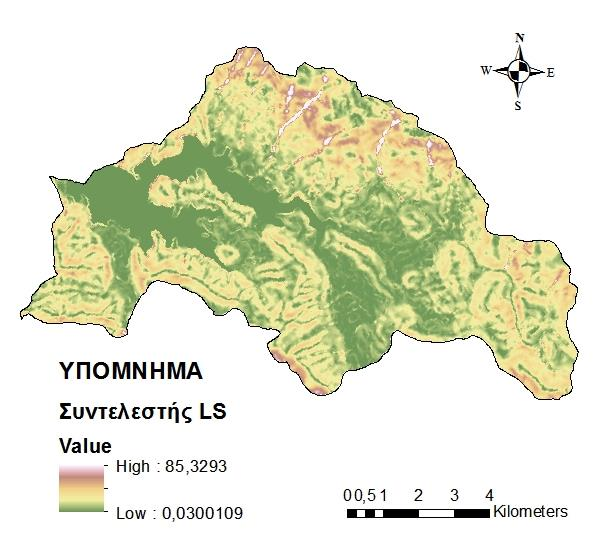 επιφάνειας Α ij-n κάθε κελιού, και δημιουργήθηκαν χάρτες σε ευρωπαϊκό επίπεδο.