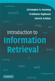 Βιβλιογραφία Βιβλίο μαθήματος: An Introduc+on to Informa+on Retrieval, Manning, Raghavan, Schütze, Cambridge University Press (υπάρχει στο Διαδίκτυο σε pdf