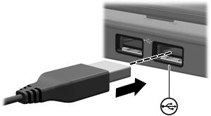 1 Χρήση συσκευής USB Η διασύνδεση USB (Universal Serial Bus) είναι µια διασύνδεση υλικού, η οποία µπορεί να χρησιµοποιηθεί για τη σύνδεση µιας προαιρετικής εξωτερικής συσκευής, όπως πληκτρολόγιο USB,