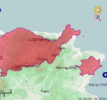 Εικόνα ΣΤ.1.6 «ΒΟΡΕΙΑ ΛΕΣΒΟΣ» (http://filotis.itia.ntua.gr) ΣΤ.1.4.7.