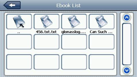 6-1 6-2 Κλείσιμο Προηγούμενη σελίδα Επόμενη σελίδα Λίστα αρχείων Σετ γραμματοσειρών Πιέστε για να κλείσετε την εφαρμογή ανάγνωσης e-book.