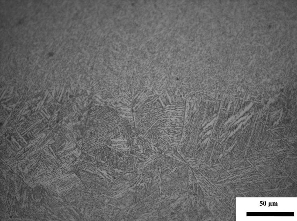 Weld Metal (a) (b) HAZ Figure 3:(a) Microstructure of the base metal; lath martensite and carbides.