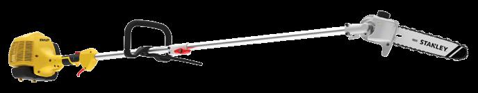 Κονταροπρίονο PS 3500 Διαιρούμενο μπαστούνι, Περιλαμβάνει: λάμα steel sprocket, low-kickback αντικραδασμική αλυσίδα, μονή εξάρτηση, προέκταση 80 εκατοστών.