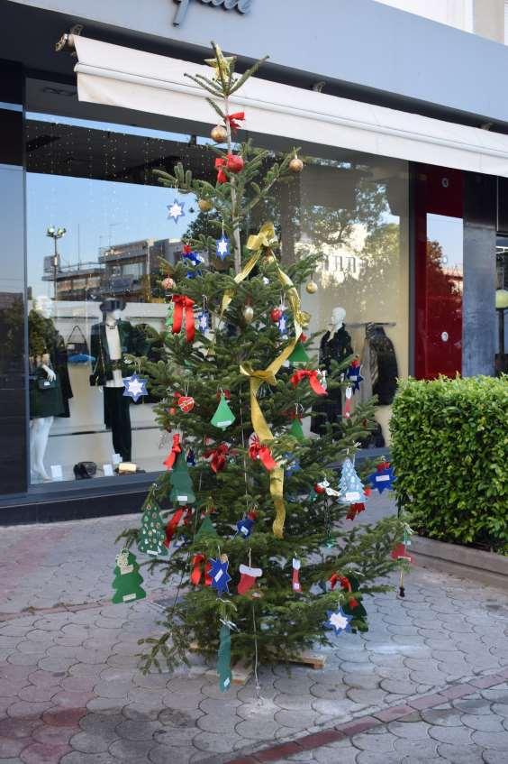 Στιγμιότυπα από τα Χριστουγεννιάτικα Δένδρα που στόλισαν μικροί και μεγάλοι από Σχολεία, Πολιτιστικούς Συλλόγους και Σωματεία στους
