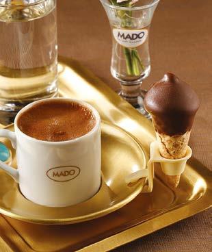 2, 50 Τούρκικος Καφές Turkish Coffees Καβουρδισμένος καφές σε ξύλα Roasted Turkish Coffee Συνοδεύεται με μίνι παγωτό και νερό Served with finger ice cream and a glass of water Καβουρδισμένος καφές σε