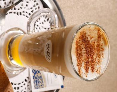 Cappuccino Espresso με αφρόγαλα, κρέμα, συνοδεύεται με κουλουράκι κανέλας και σοκολάτας Espresso within hot steamed milk and milk foam, served with ginger and chocolate cookies on the side 3, 40