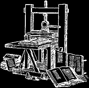 Τέλος Δύο ιδέες που άλλαξαν τον Κόσμο!!! Το 1448, στη Γερμανική πόλη Mainz, ένας χρυσοχόος ονόματι Johan Gutenberg ανακάλυψε έναν τρόπο να τυπώνει βιβλία συνδυάζοντας μετακινούμενα μεταλλικά στοιχεία!