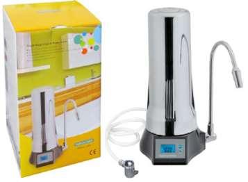 ΣΥΣΚΕΥΗ ΑΝΩ ΠΑΓΚΟΥ COUNTERTOP DIGIPURE 9000S ΚΕΝΗ Συσκευή άνω πάγκου DIGIPURE 9000S με ψηφιακή οθόνη για την έγκαιρη ειδοποίηση της αλλαγής του φίλτρου βάση της ποσότητας του νερού και του χρόνου που