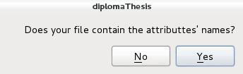 2) Μετά την επιλογή του αρχείου, ο χρήστης καλείται να ορίσει αν το αρχείο προς ανωνυμοποίηση περιλαμβάνει τους τίτλους των δεδομένων πεδίων και έπειτα τα δεδομένα παρουσιάζονται στον χρήστη