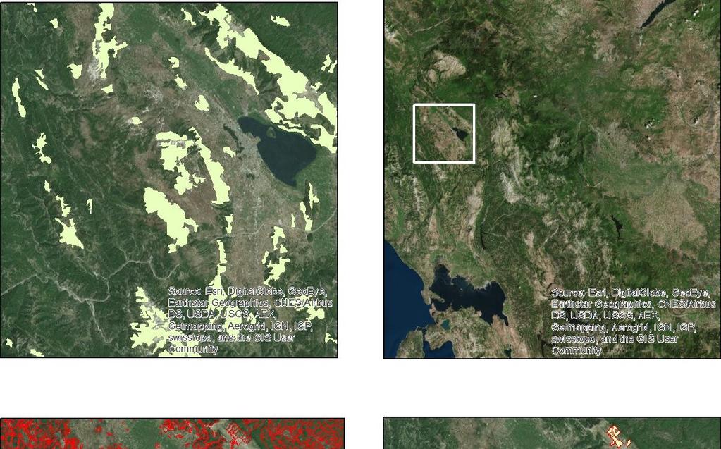 Εικόνα 7 Φωτοερμηνεία ενοτήτωνμη επιλέξιμων