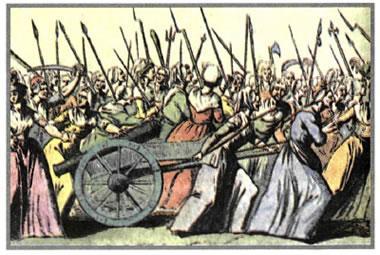 Πορεία οπλισμένων γυναικών προς τις Βερσαλλίες εναντίον του Λουδοβίκου