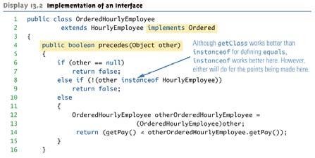 ιεπαφές Για να υλοποιήσουµε έναinterface, µια κλάση πρέπει να κάνει δυο πράγµατα: 1.