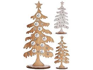 SET Ξύλινο 3,87 4,3 72 12 8718158981646 DH8003070 Ξύλινο HANGING DECORATION, 3 ASSORTED SHAPE: SNOWFLAKE, STAR, HEART, SIZE: 8X1X13,5CM, NATURAL COLOUR WITH COPPER GLITTER, HANGTAG PCS Ξύλινο 3,24