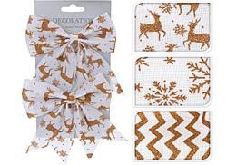 :6 DESIGNS/ 80X80X20MM, ROLL ROL 270 2 ύφασμα 8,39 9,32 432 72 8711295940156 XX1850660 RIBBON WITH REINDEER DESIGN, πολυεστέρας, SIZE: 270X6CM,COLOUR: GREEN, RED AND NATURAL, TOTAL