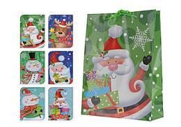 6 ASSORTED CHILDREN CHRISTMAS DESIGNS, BARCODE ETC ON THE BOTTOM OF EACH PIECE. PCS 18 1 24 χάρτινο 4,16 4,66 144 24 8711295381225 ABD603020 GIFTBAG LARGE 25X8.5X34.