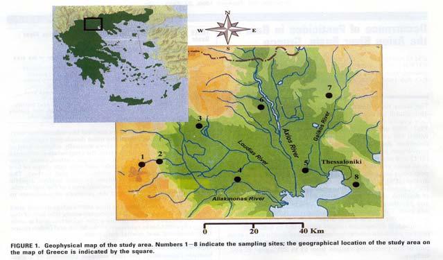 5 Οι µετρήσεις αυτές διασταυρώθηκαν µε τις µετρήσεις που έκανε το εργαστήριο Γεωργικών Φαρµάκων του Γεωπονικού Τµήµατος του Αριστοτελείου Πανεπιστηµίου Θεσσαλονίκης υπό την επίβλεψη της Καθ.