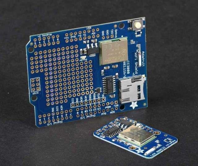 Εικόνα 5.4.1: Adafruit CC3000 Wi-Fi Shield & Breakout Board 5.
