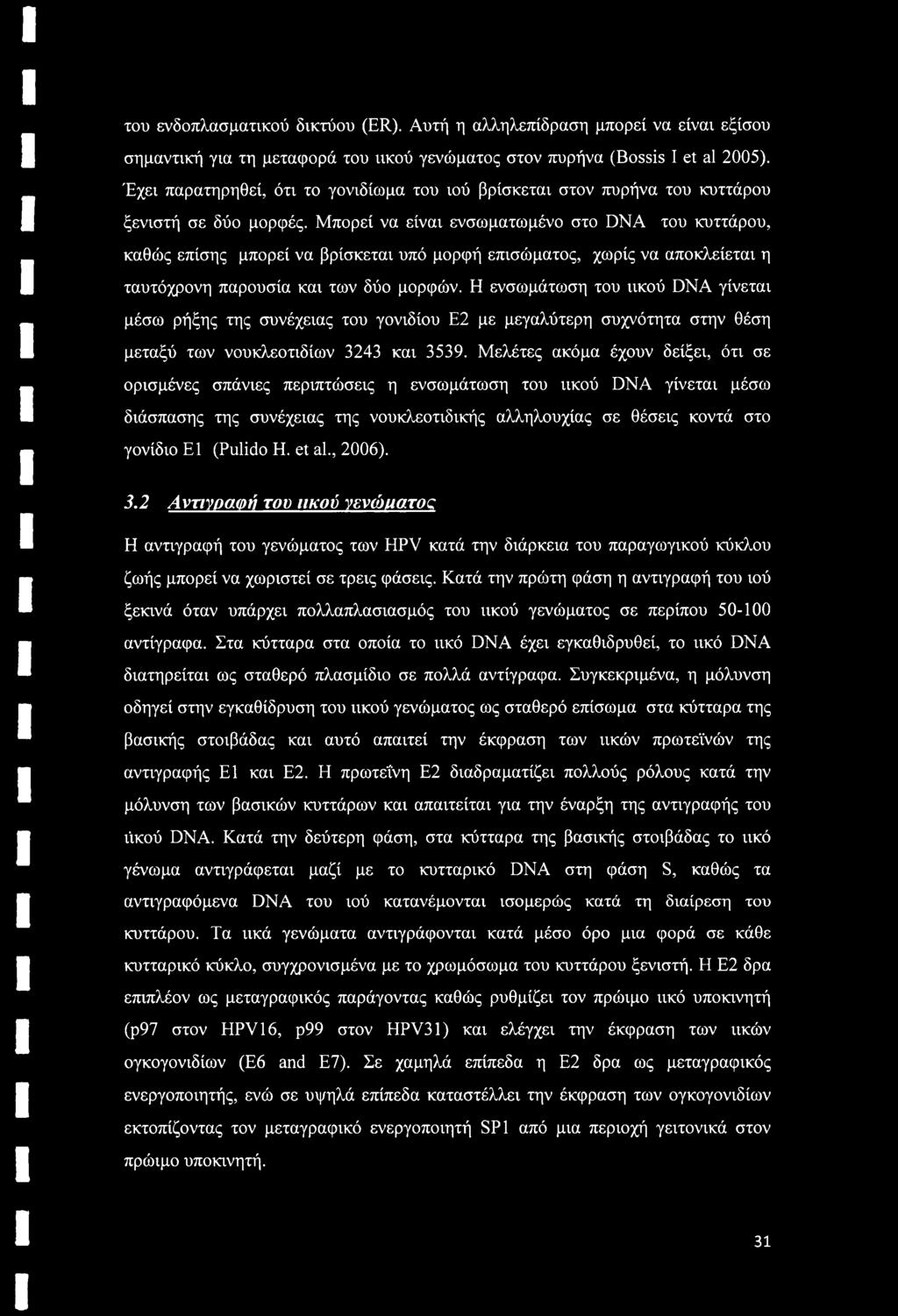 Μπορεί να είναι ενσωματωμένο στο DNA του κυττάρου, καθώς επίσης μπορεί να βρίσκεται υπό μορφή επισώματος, χωρίς να αποκλείεται η ταυτόχρονη παρουσία και των δύο μορφών.