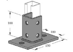 MRSH40 RAIL SAFETY HOLDER MRSH 32X20mm MRSH