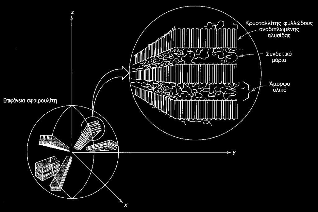 10 Σχήμα 6.7: Λεπτομερής δομή σφαιρουλίτη.