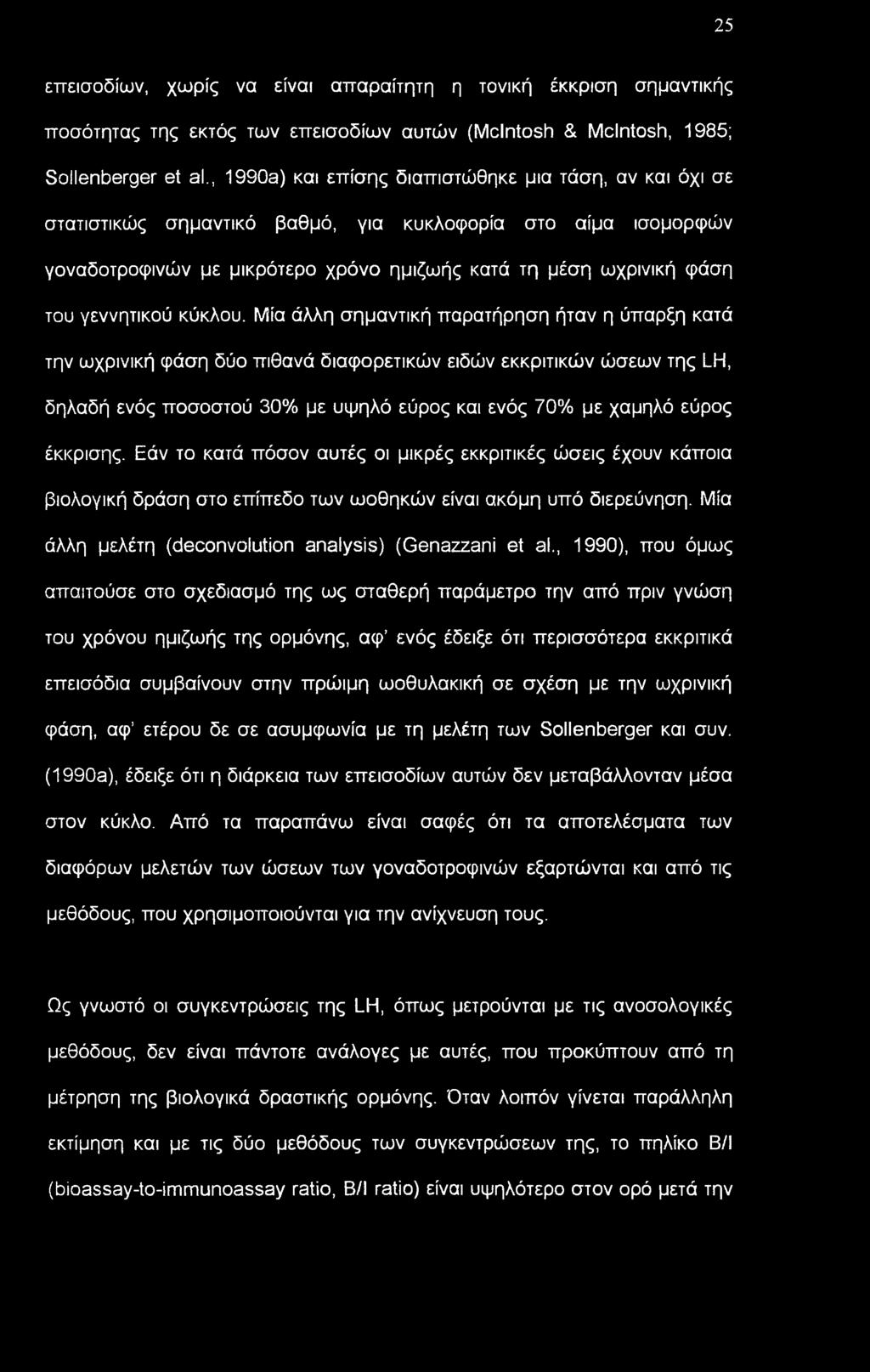 γεννητικού κύκλου.