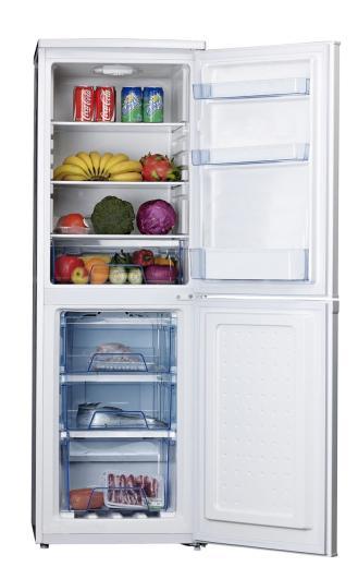 Refrigerator CF-260 W - Combi 190 lit 70 lit 55x58x180 1 ράφι στο ψυγείο, 3 συρτάρια στο ψυγείο γυάλινα, 3 ράφια στον καταψύκτη, αναστρέψιμο άνοιγμα της πόρτας, 1 συμπιεστής, 440.